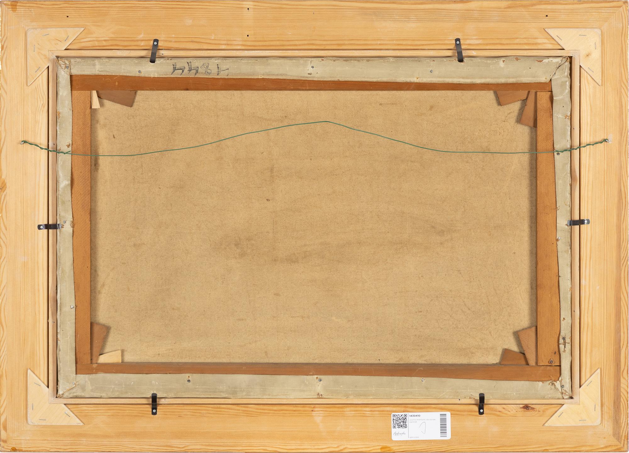 Josefina Holmlund, oil on canvas, signed.