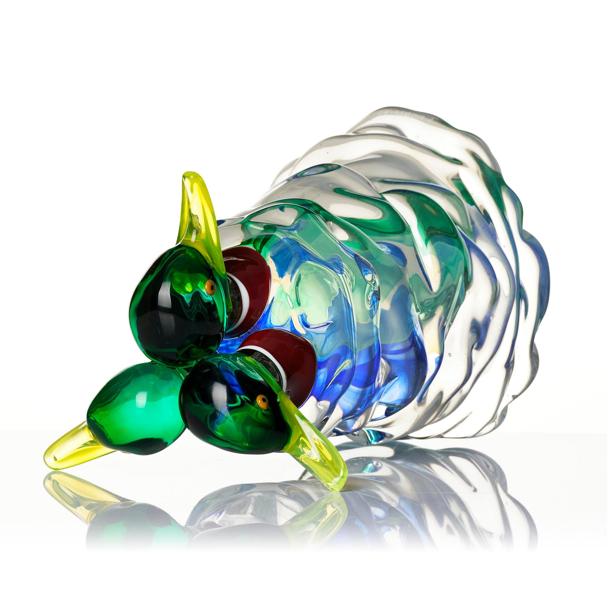 Ernst Billgren, skulptur, "Frusna vänner", Berengo Studio, Murano, Italien, 1999.