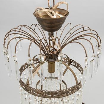 Chandelier, Gustavian style, 20th century.