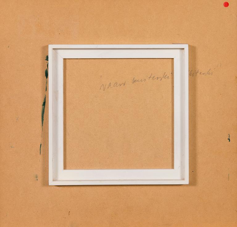 HANNU VÄISÄNEN, akryl på fiberplatta, signerad och daterad 99.