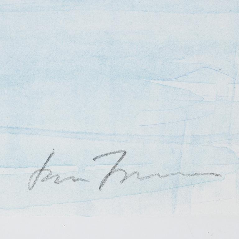 Lars Jonsson, portfolio "Strandspeglingar" with 5 lithographs in colour, signed EA XIV/XL.