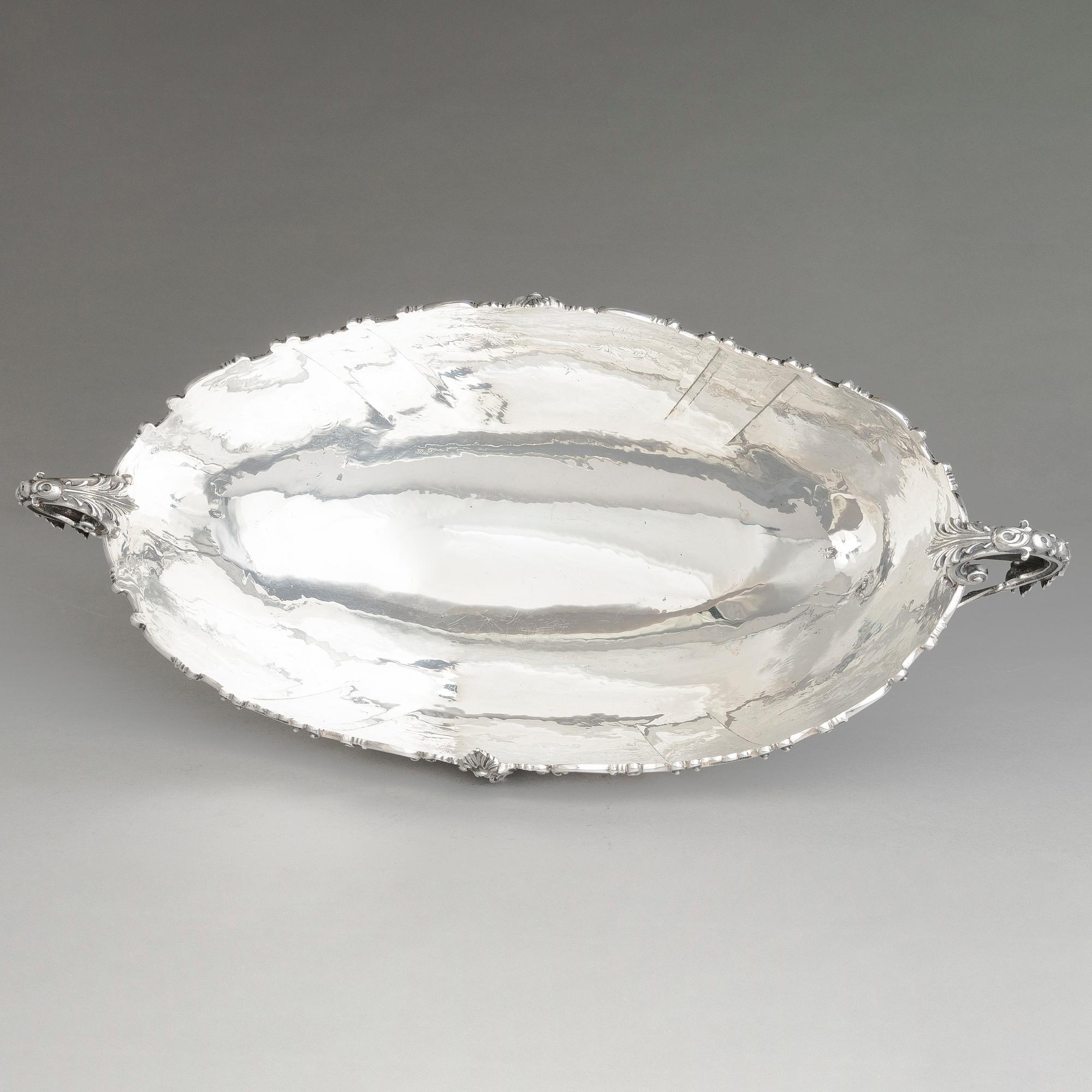 An Italian silver centrepiece bowl, Mazzucato, Agma, Milano, mid-20th Century.