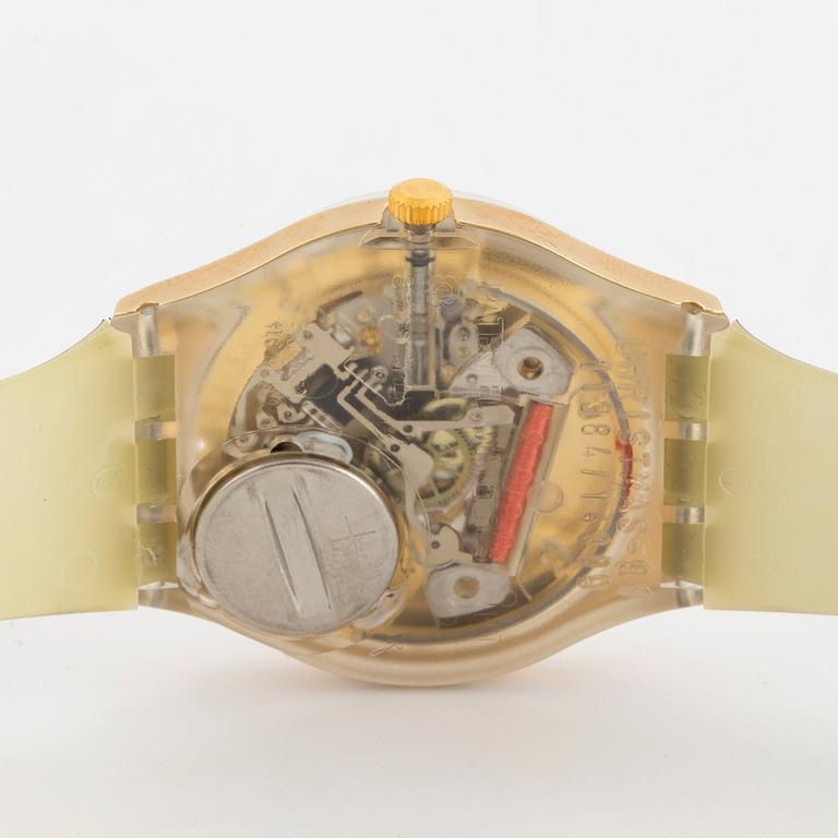 SWATCH, Christmas Special 1991, Hocus Pocus, wristwatch, 34 mm,