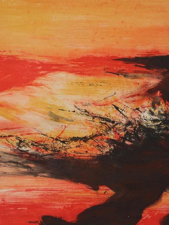 Zao Wou-ki, Untitled, from: Nobel Prize Portfolio.