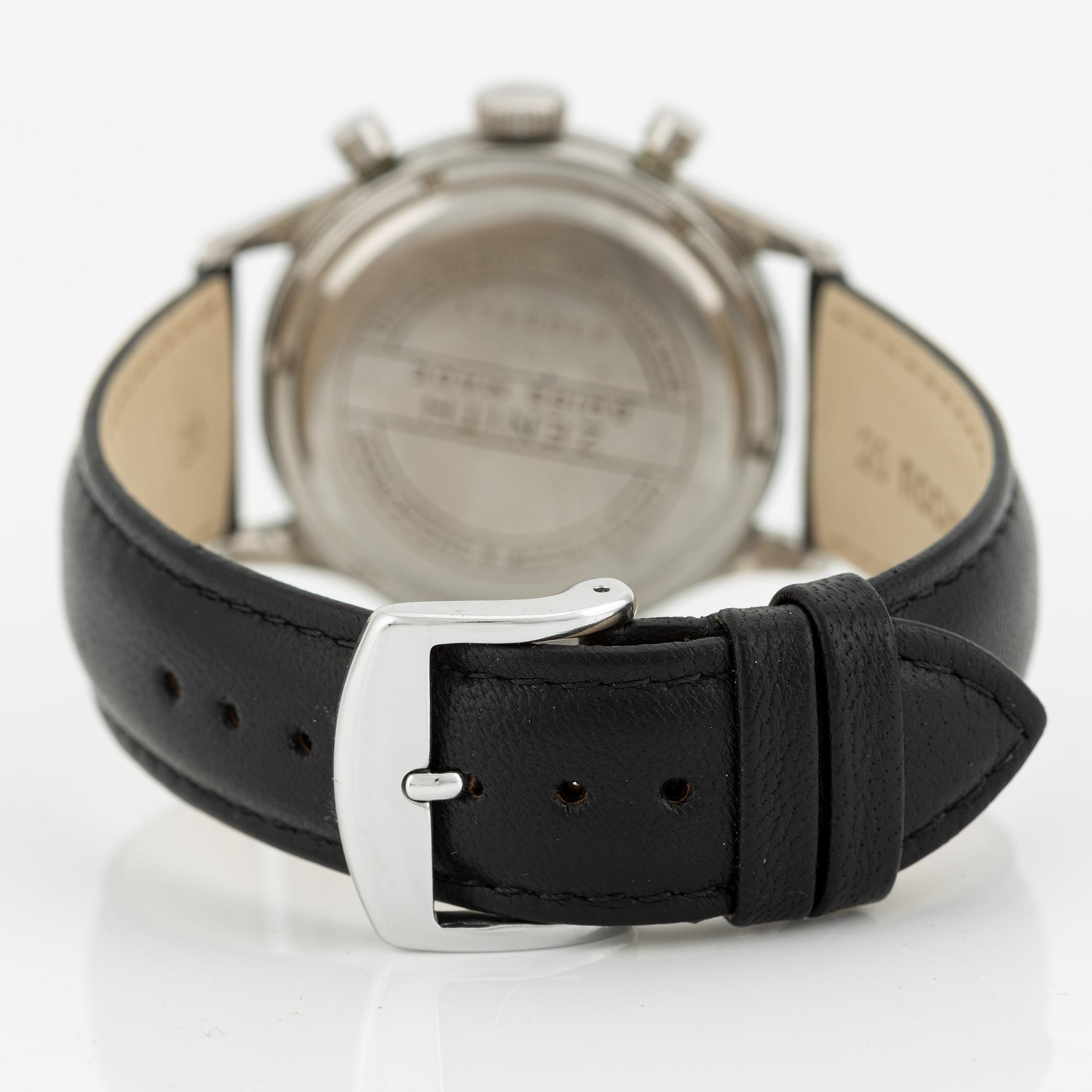 Zenith, Excelsior Park, wristwatch, "Yugoslavian Air Force", chronograph, 37 mm.