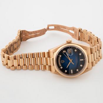 ROLEX, Oyster Perpetual Day-Date, wristwatch, 36 mm.