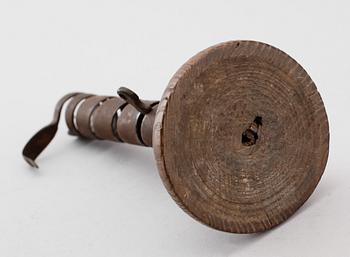 LJUSSTAKE, smide, 1700-tal.