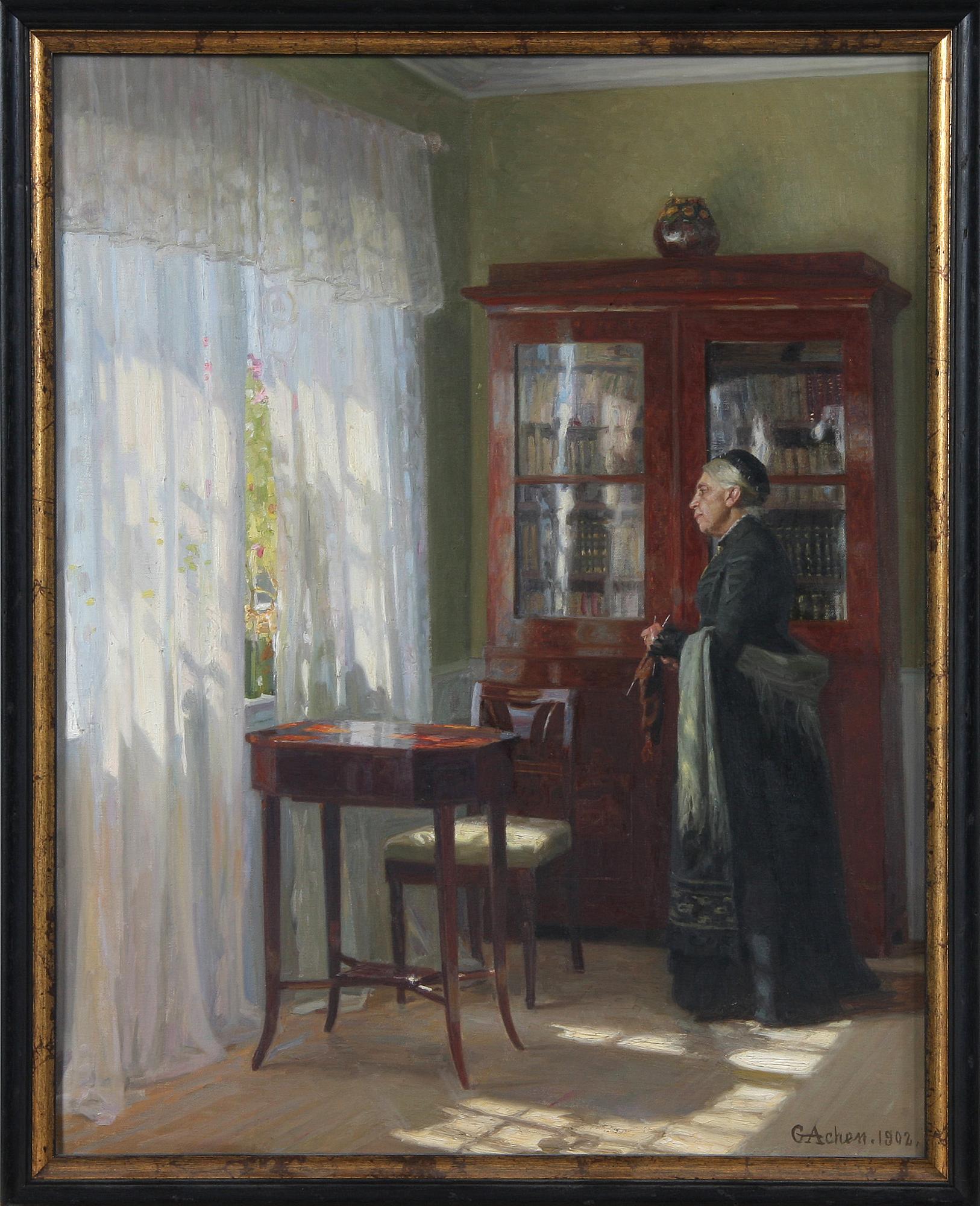 GEORG NIKOLAJ ACHEN, olja på duk, sign. o dat. 1902.