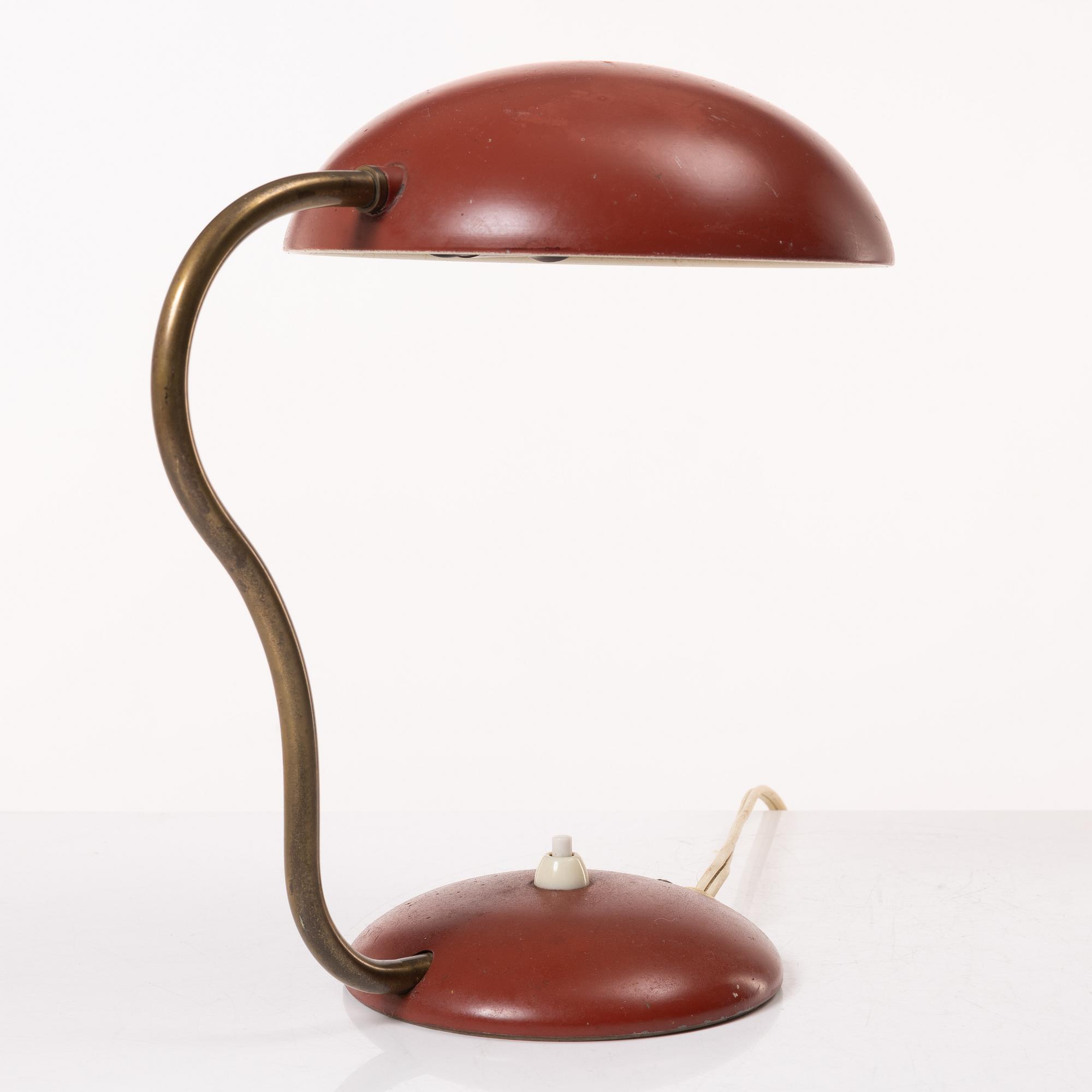 A model E 1325 table lamp, ASEA, mid 20th century.