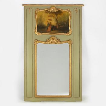 A Rococo style mirror, first half of the 20th Century.