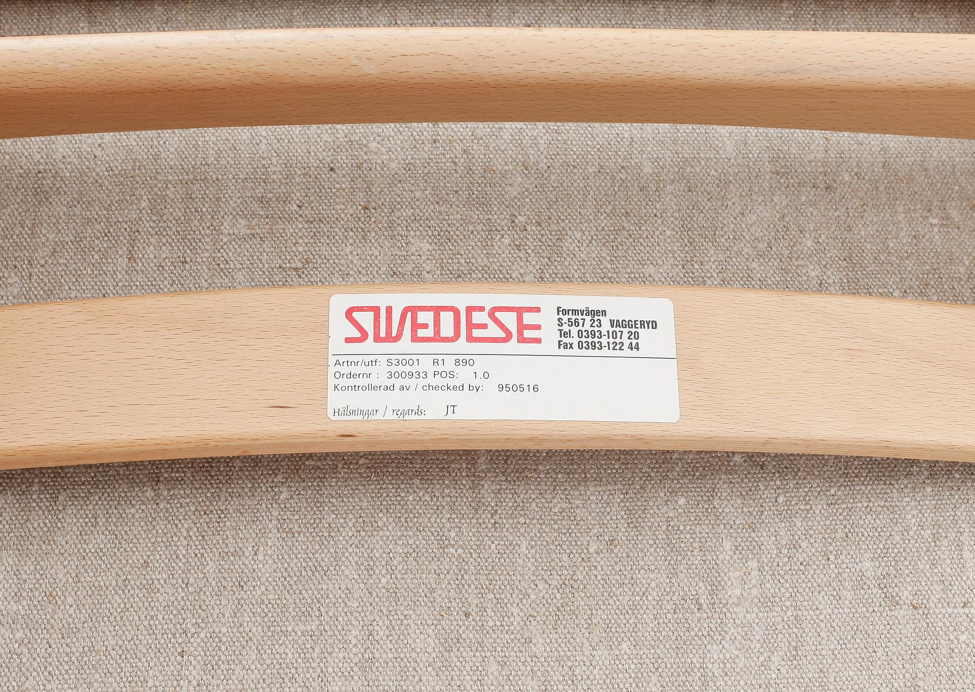 FÅTÖLJER, ett par, "Lamino", Yngve Ekström, Swedese.