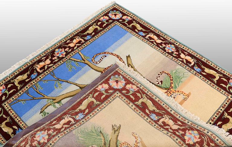 MATTA, Figural Täbris, ca 145 x 145 cm.