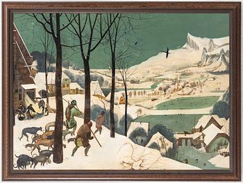 Pieter Brueghel dä, copy after, The Hunters in the Snow.