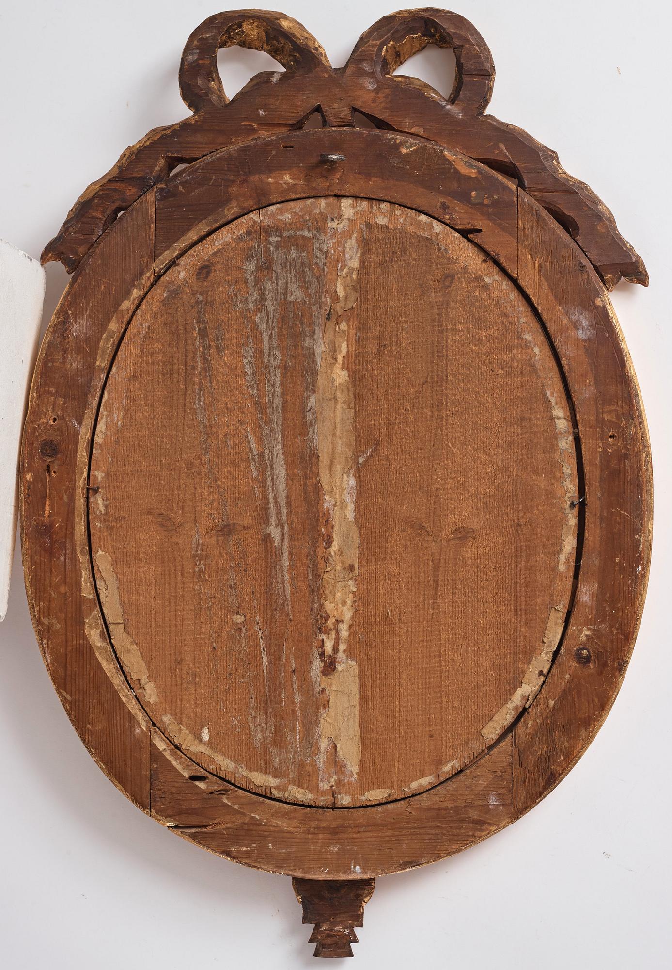 Spegellampetter, ett par, för två ljus vardera, ca år 1800, Gustavianska.