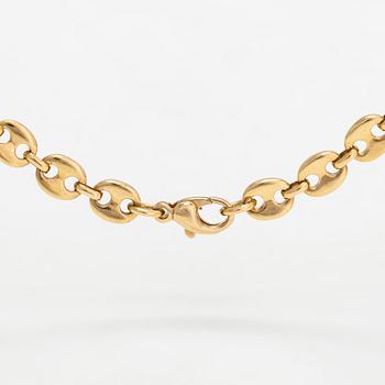 An 18K gold necklace, Switzerland.