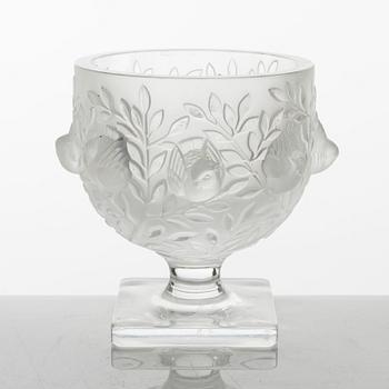 Marc Lalique, skål på fot, "Elisabeth", Lalique, Frankrike.