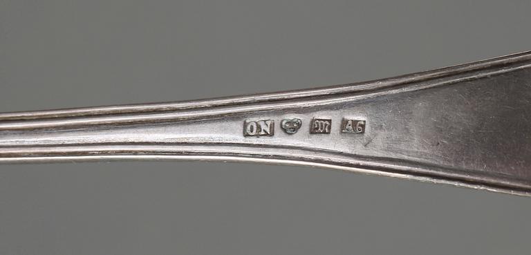 PARTI SILVER, K Anderson, Göteborg, 1923. Total vikt ca 793g.