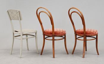 STOLAR, 3 st, Thonet, 1900-talets början.