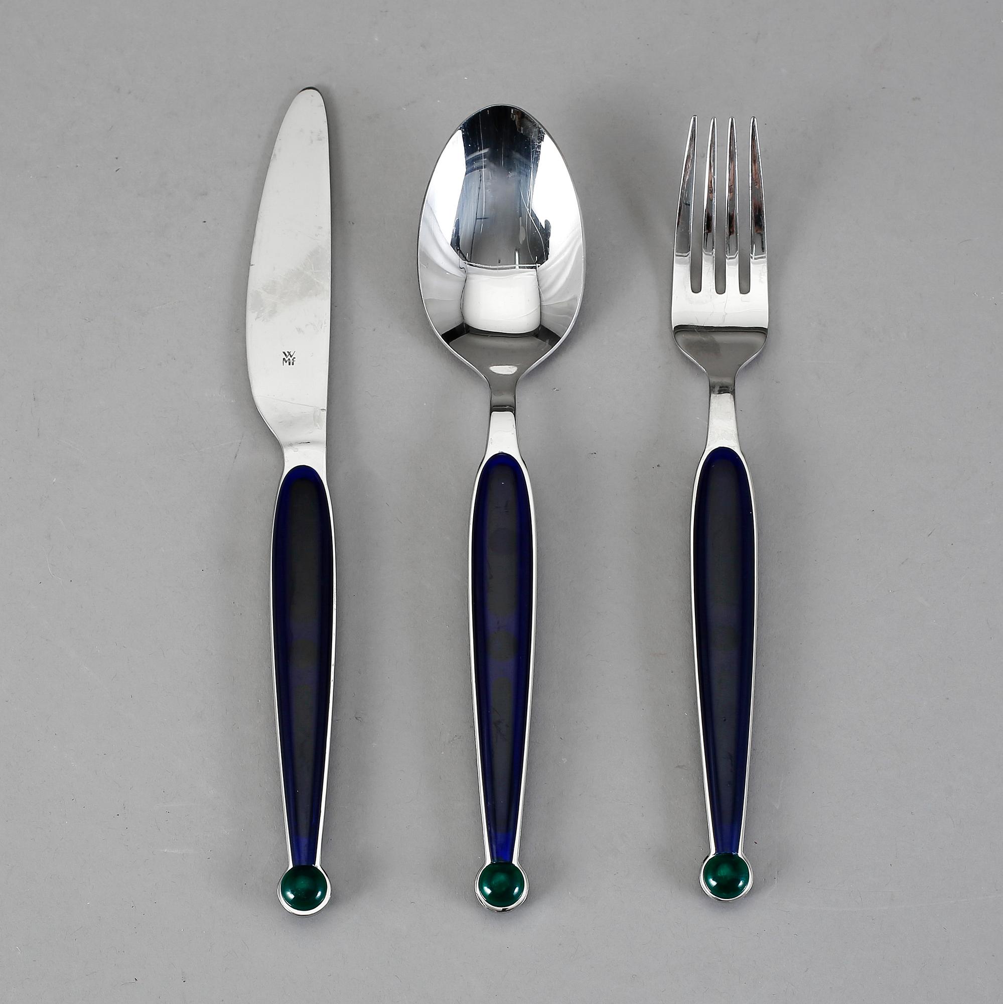 BESTICKSERVIS, "Fantasia", Matteo Thun, WMF, 1900-talets slut.