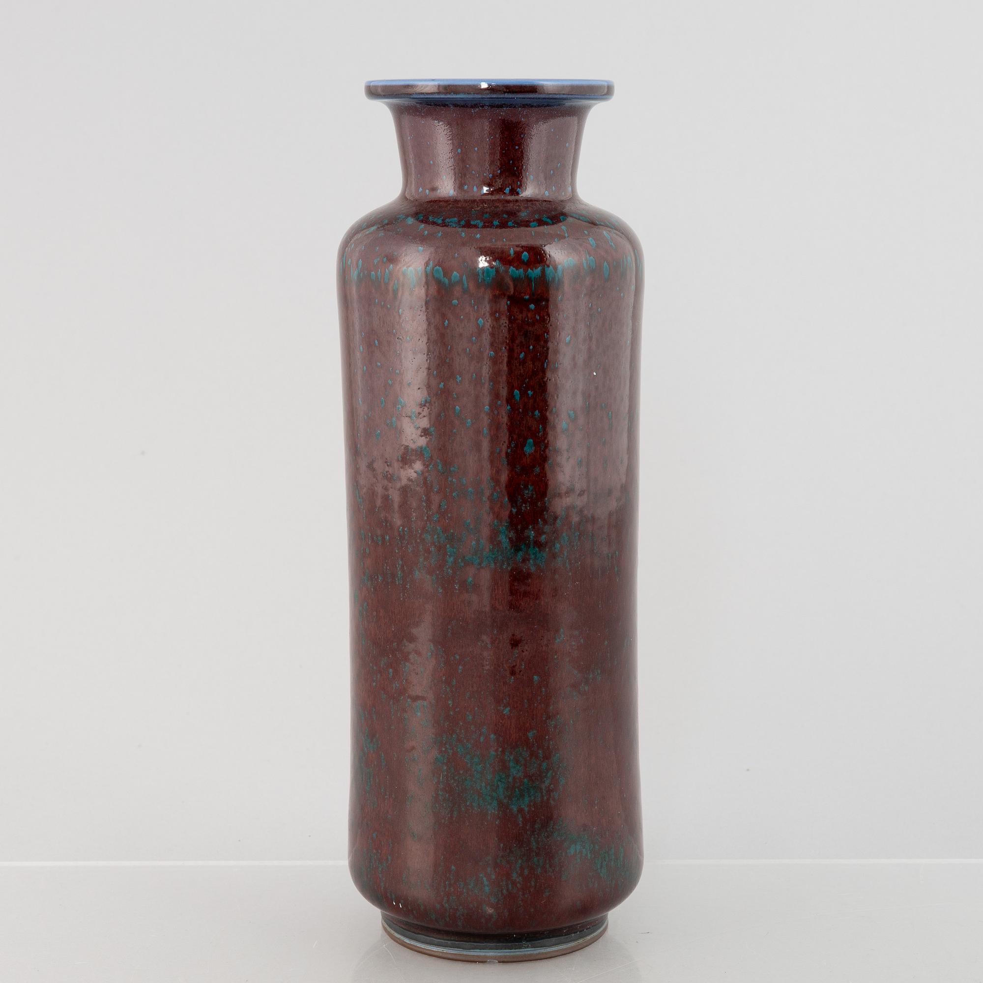 Berndt Friberg, a stoneware vase, Gustavsbergs Studio 1964.