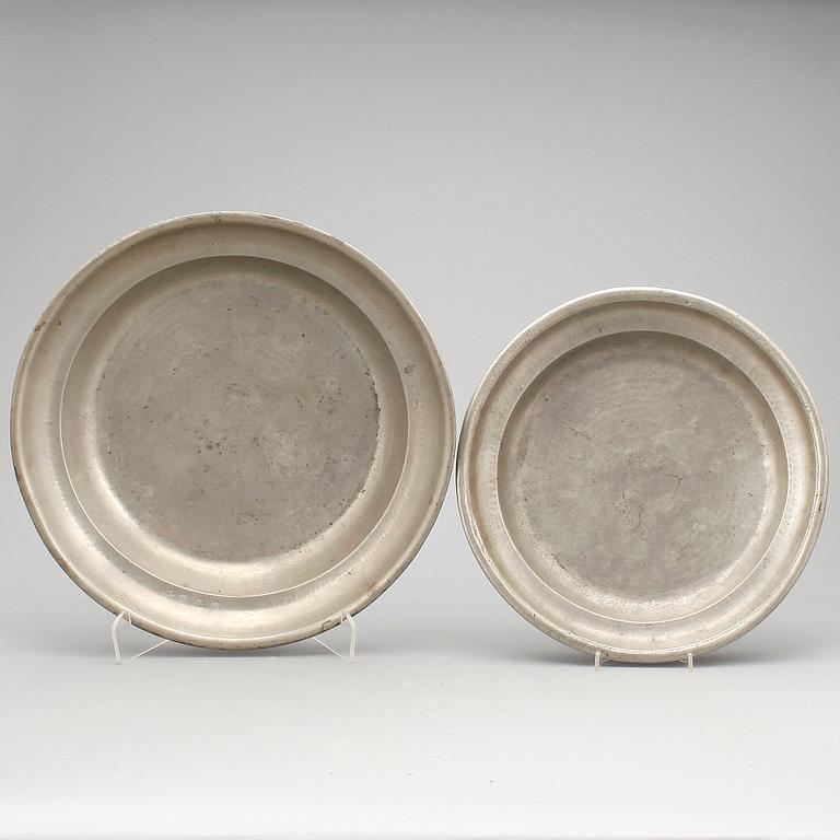 FAT, 4 st, tenn, bla Västerås, 1700/1800-tal.