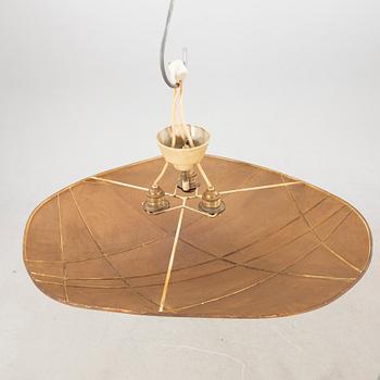 Hans Bergström, ceiling lamp, model "C-1143", Atelier Lyktan, Åhus 1940s-50s.