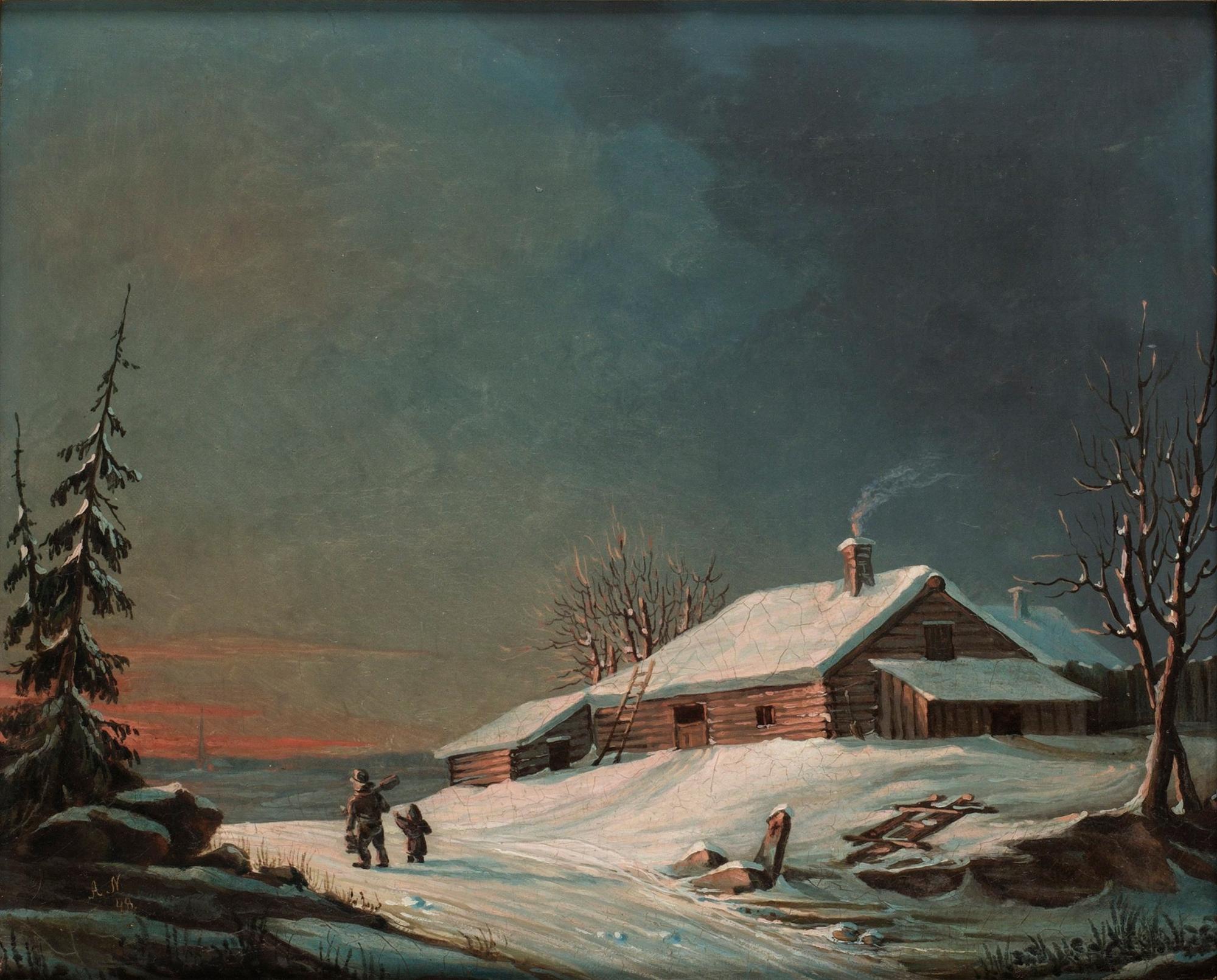 Axel Nordgren, Vinterlandskap.