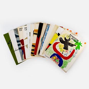 Seventeen Derrière le Miroir, published by Maeght.