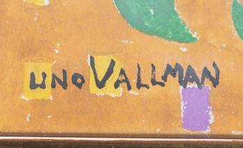 Uno Vallman, Composition with birds.