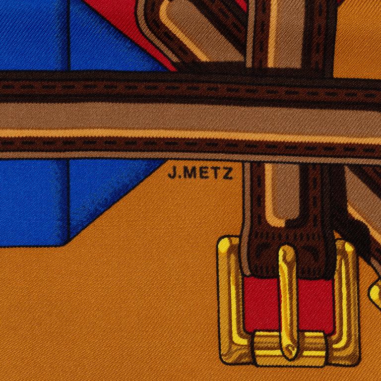Hermès, scarf, "Sangles".