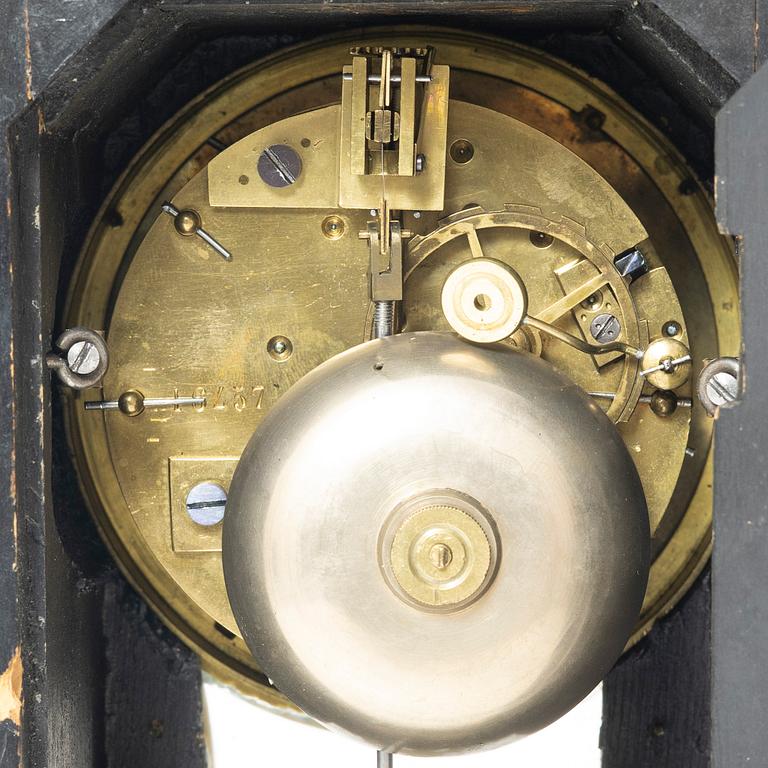 A rococo-style bracket clock, France, late 19th century.