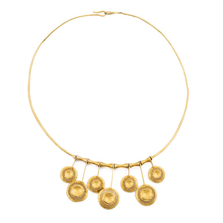 Tapio Wirkkala, collier, 18K guld "Vikingahalsband", Finland.