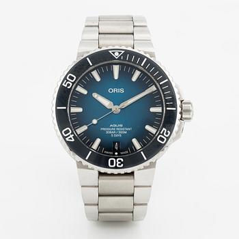 ORIS Mod. AQUIS DATE CALIBRE 400 41,5MM -5 DAYS POWER RESERVE, 300M, CERAMIC BEZEL main image 0