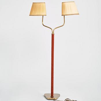 A Swedish Modern floor lamp, 1940-50s.