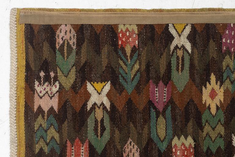 Märta Måås-Fjetterström, a textile, 'Täppan', tapestry weave, c. 66 x 68 cm, signed AB MMF.