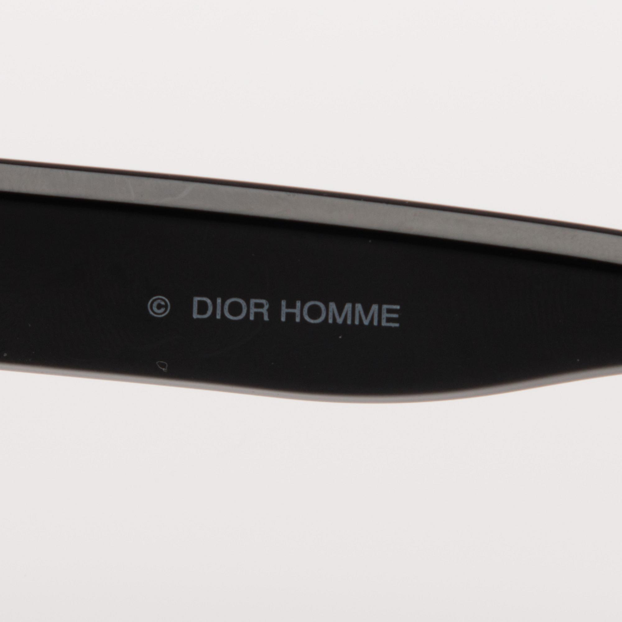 DIOR HOMME BLACK TIE SUNGLASSES.