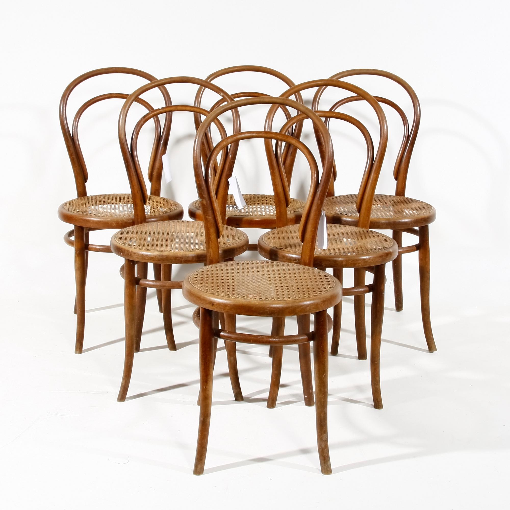 STOLAR, 6 st, Thonet. 1900-talets början.