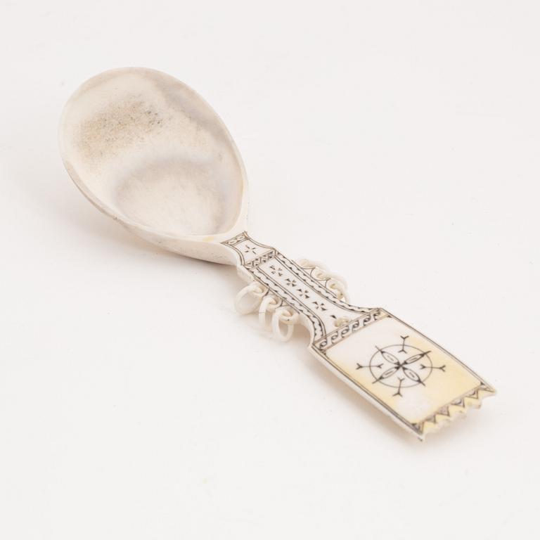 A spoon by Johan Fankki, before 1963, signed.