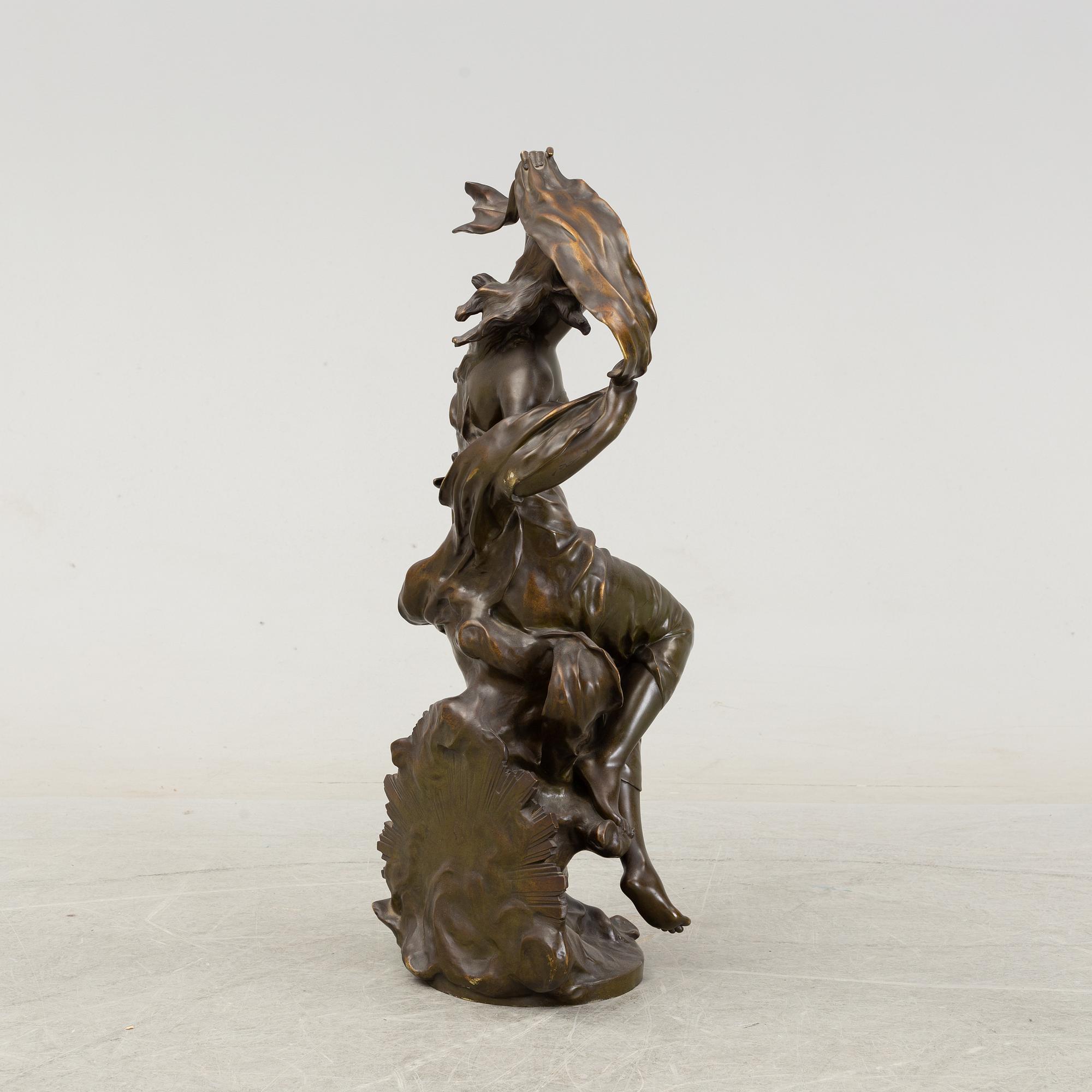 JEAN-BAPTISTE GERMAIN, after, bronze sculpture, 20th century.
