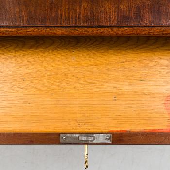A writing desk by Gustaf L Sahlholm, Stockholm, circa 1900.