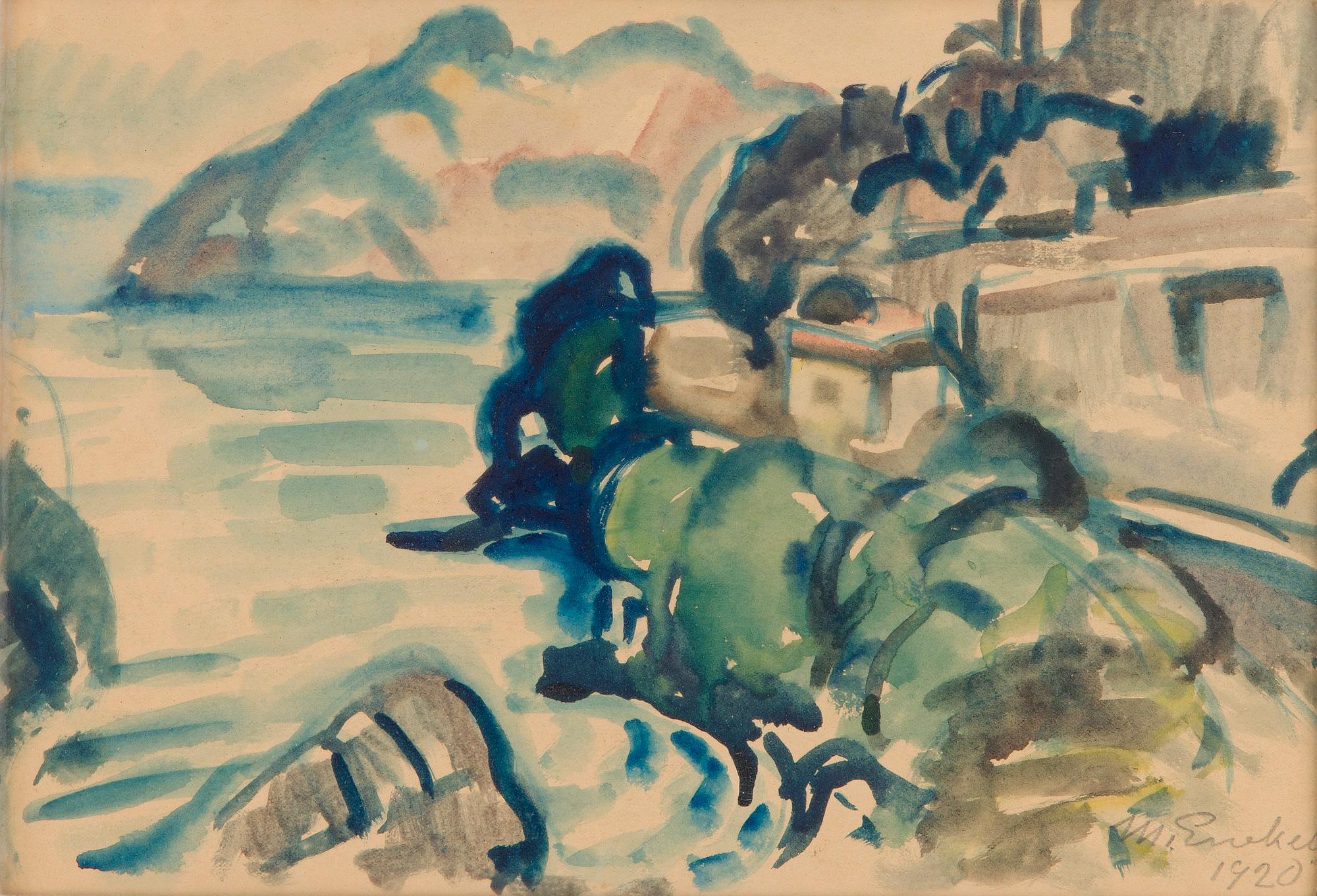 Magnus Enckell, Strandvy.