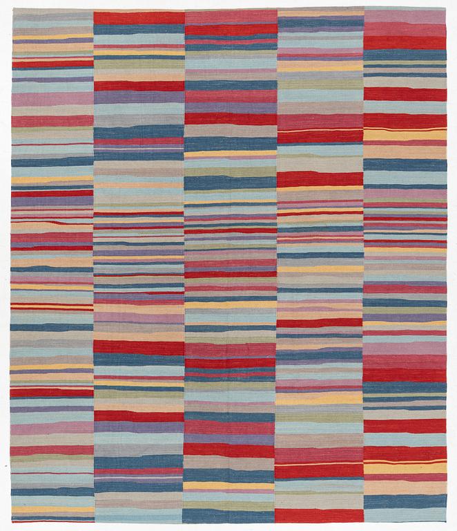 Rug, flat weave, 290 x 140 cm.