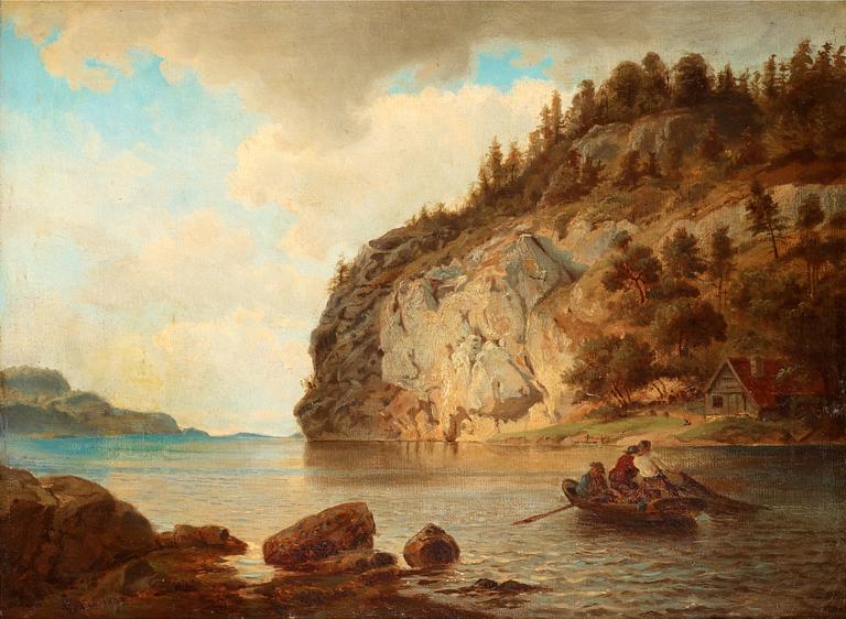 Hans Fredrik Gude, By the Coast.