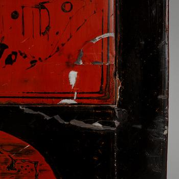 A Chinese lacquered cabinet, 20th century.