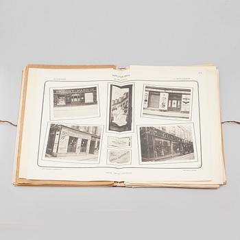 MAPP, "Den praktiske skyltmålaren" av Josef Jonsson, samt "Mönster för marmormålning" av Per Malmén, tidigt 1900-tal.
