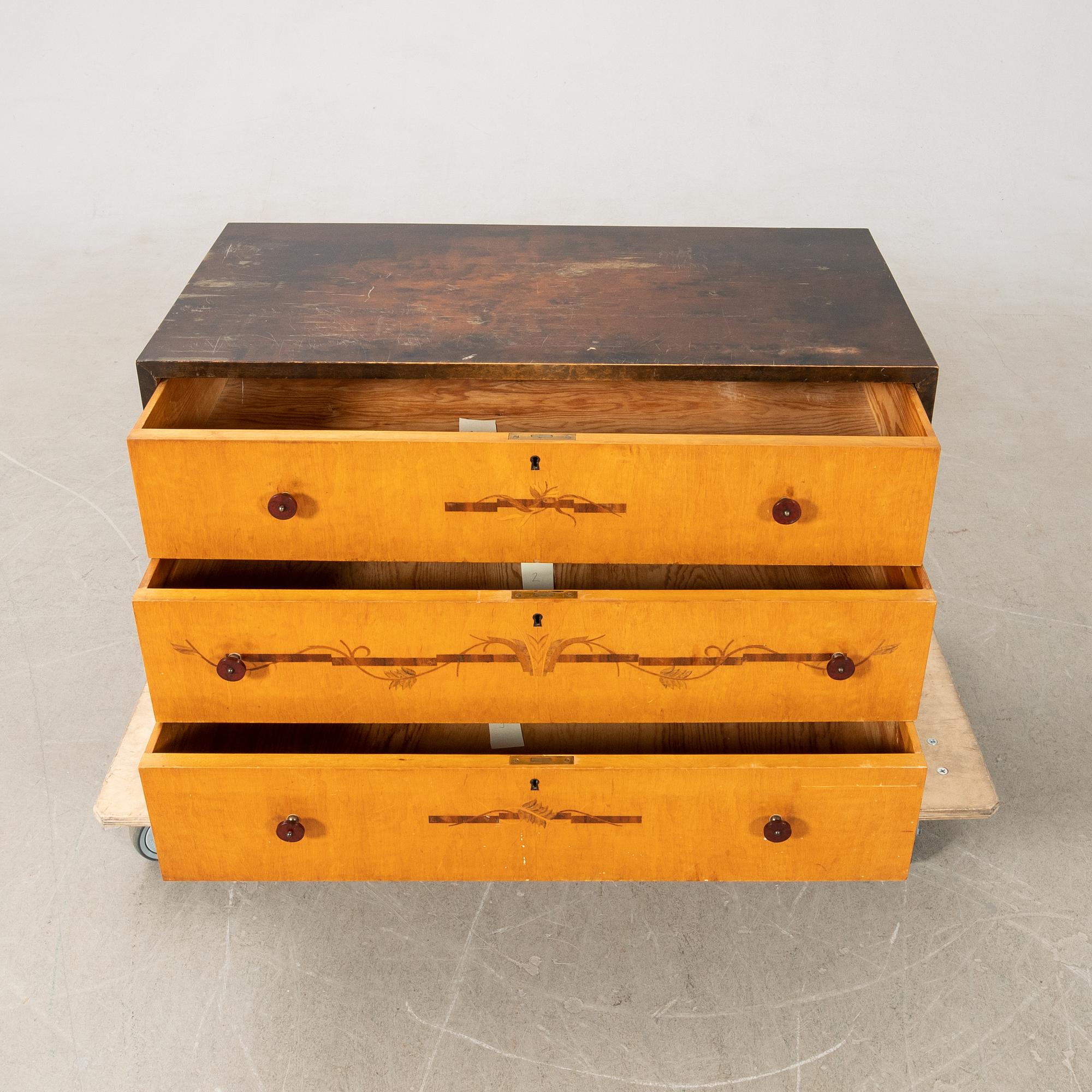 Chest of drawers, Art Deco, 1930s.