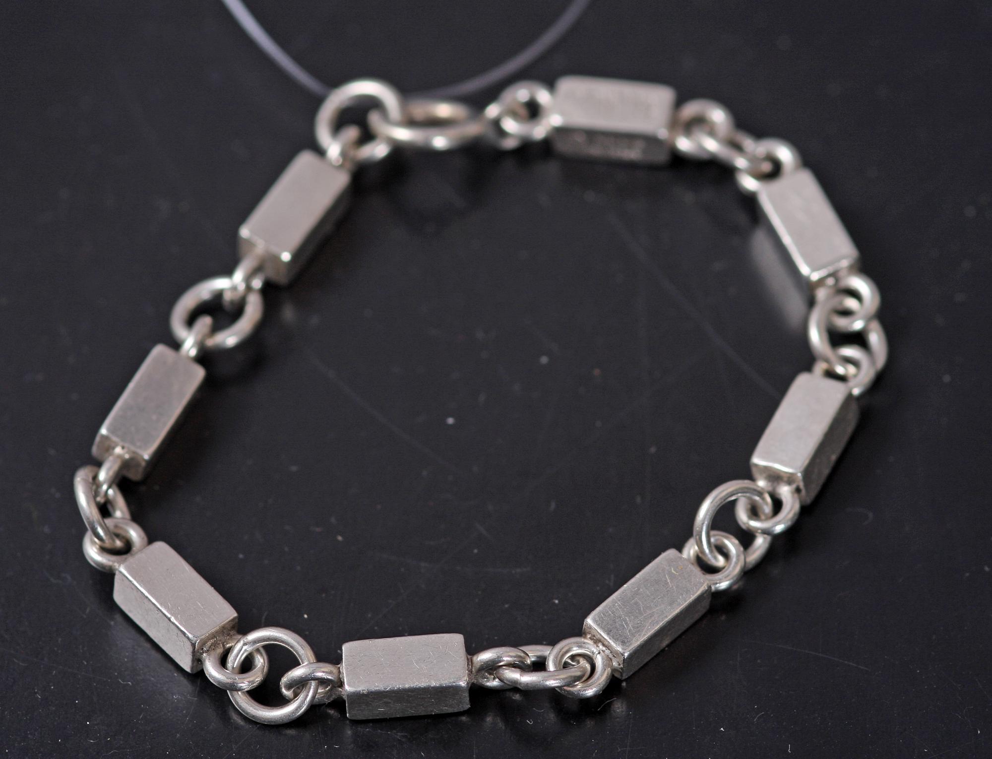ARMLÄNK, silver, Wiwen Nilsson.
