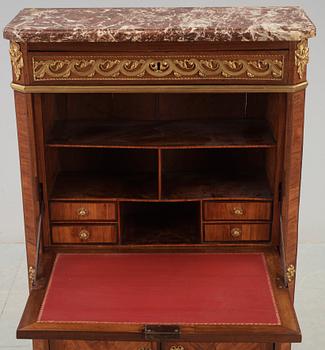 A Louis XVI secretaire by P Pioniez.