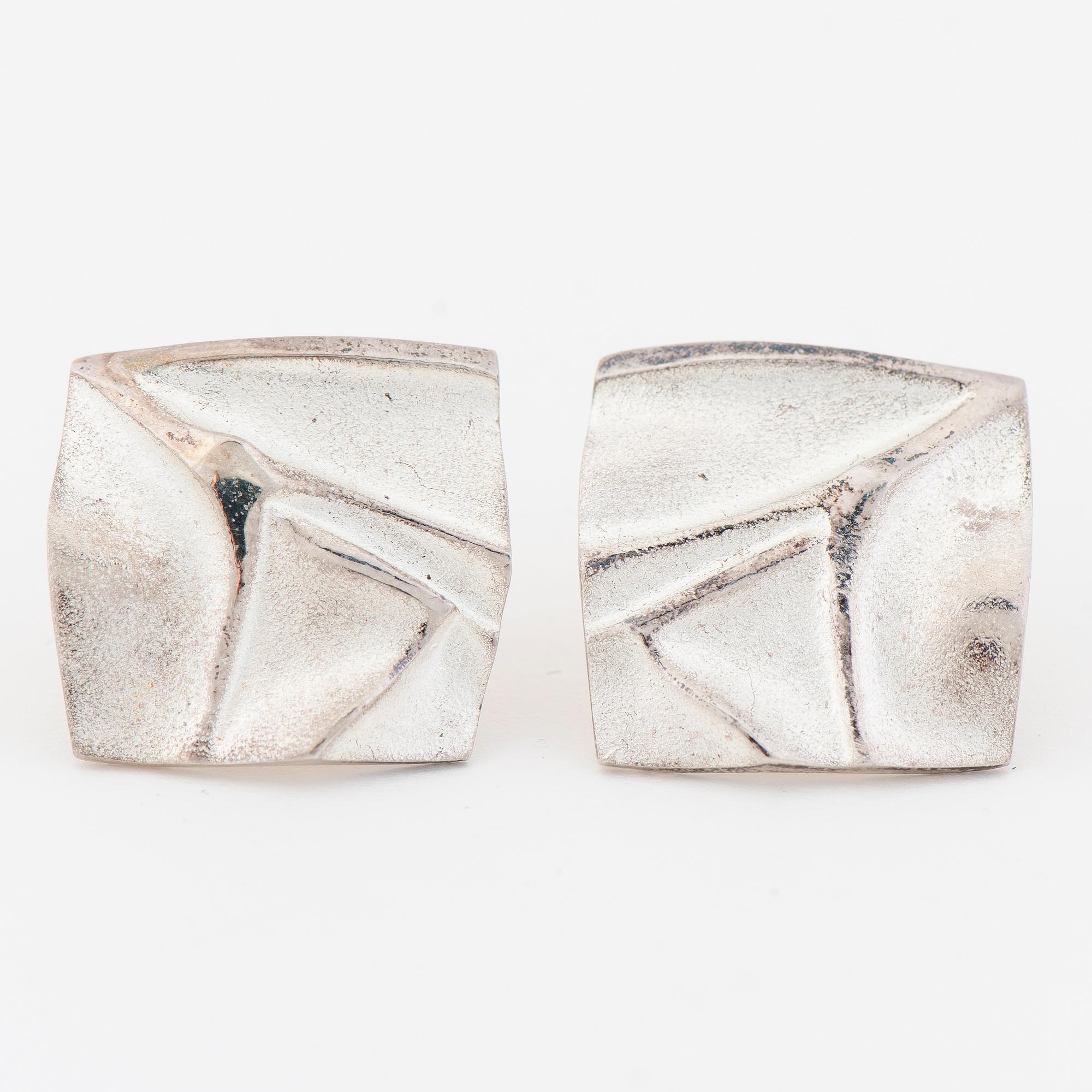 BJÖRN WECKSTRÖM, SORMUS ja KORVAKORUT, hopeaa. Lapponia 2009-10.