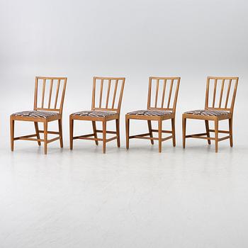 Chairs, 4 pcs, first half of the 20th century.